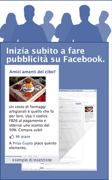 Inizia subito a fare pubblicit&agrave; su Facebook.