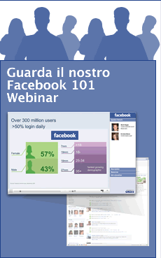Guarda il nostro Facebook 101 Webinar