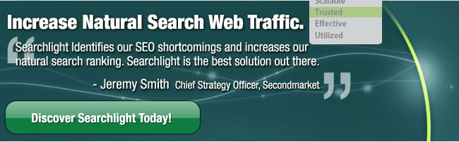 Let Searchlight Increase Your Web Traffic - Discover Searchlight Today!