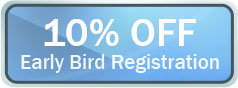10% OFF Early Bird Registration