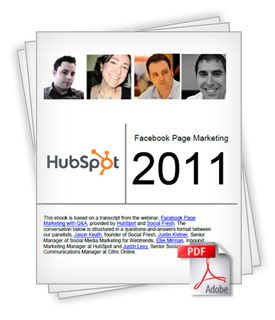 Facebook Page Marketing eBook!