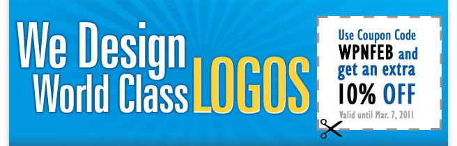 We Design World Class Logos! Use WPNFEB for 10% OFF!