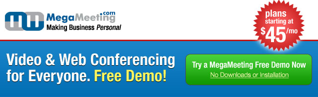 Meet, Share, Unite with MegaMeeting! Connect to a Live Meeting, right from your browser no downloads or installation. Try a MegaMeeting Free Demo Now!