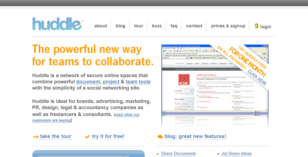 http://www.huddle.net/