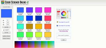 http://www.colorschemer.com/