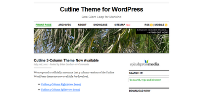 Cutline Theme
