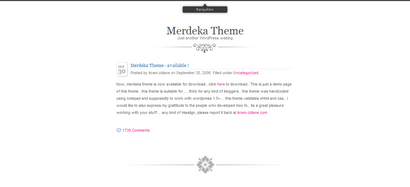 Merdeka theme