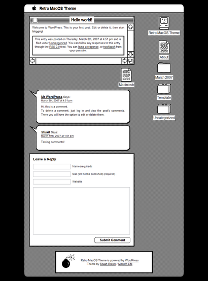 Retro MacOS Theme 2
