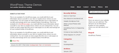 Silhouette WordPress Theme