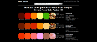 http://www.colorhunter.com/