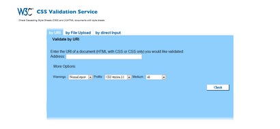 n_The W3C CSS Validation Service
