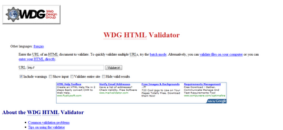 n_WDG HTML Validator