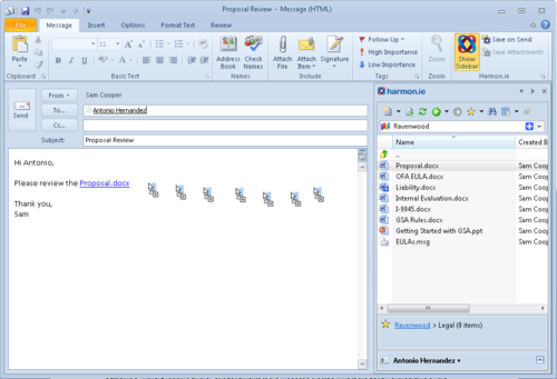 Send_sharepoint_document_links