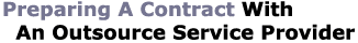 Preparing A Contract With An Outsource Service Provider