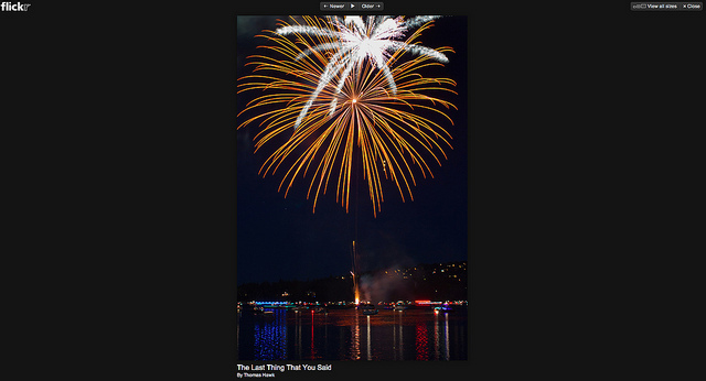 Flickr's New Lightbox View