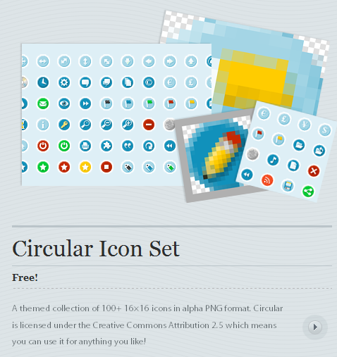 Circular Icons Creative Commons