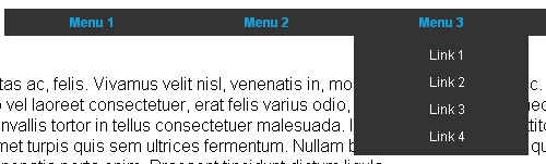 dropdown-mootools-menu