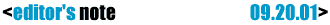 editor's note