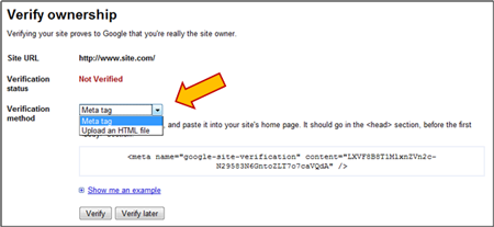 Google Webmaster Tools