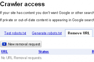 crawler access remove url