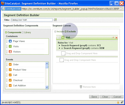 Visitor segmentationBlog - Exclude Filter Visitor segmentationBlog - Exclude Filter