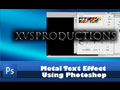 Metal Text Effect Using Photoshop