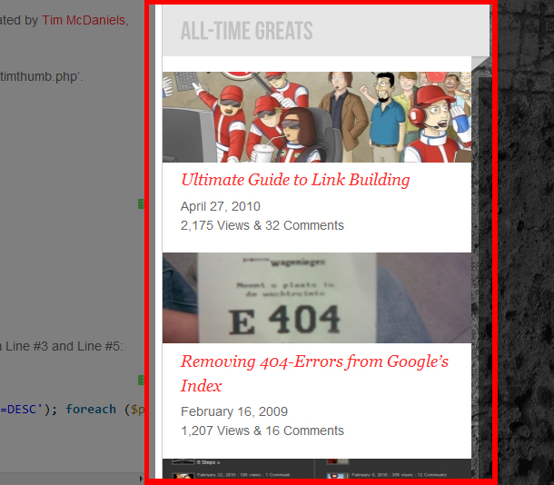 Popular Posts With Thumbnails In WordPress (Without A Plugin)