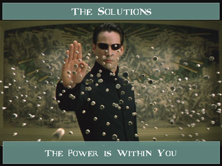 The Solutions: The Power is Within You.