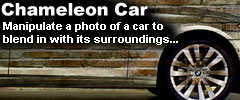 Create a Chameleon Car Photo Manipulation