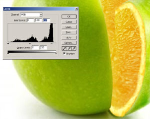 photoshop 12  Portakallı Elma