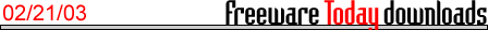Webmasterfree downloads - 1/31/03