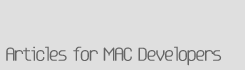Articles for Mac Developers