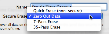airport utility manual setup disks erase security
