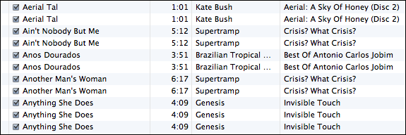 apple itunes show exact duplicate tracks