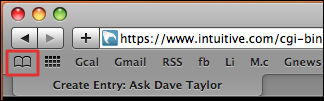 mac safari 4 bookmarks bar