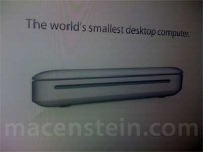 Mac Mini Photo Hoax macenstein mac mini Mac Mini Photo Hoax