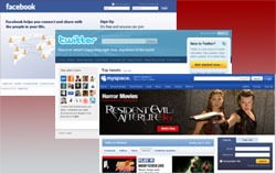 Social Networks: Facebook, Twitter, MySpace