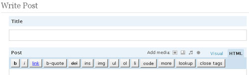 WordPress HTML Mode