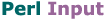 Perl Input