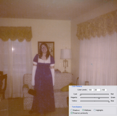 Step 1: Applying Color Balance Step 1: Applying Color Balance