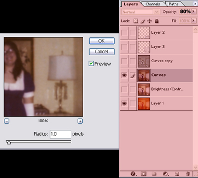 Step 4: Gaussian Blur Step 4: Gaussian Blur