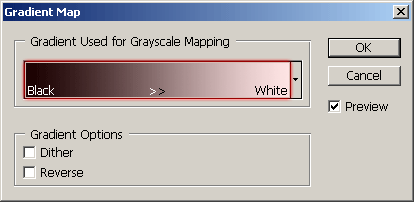 gradient map settings