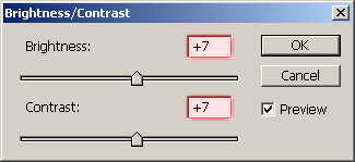 brightness contrast options