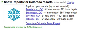 Live Search: Snow Reports For Skiers And boarders!