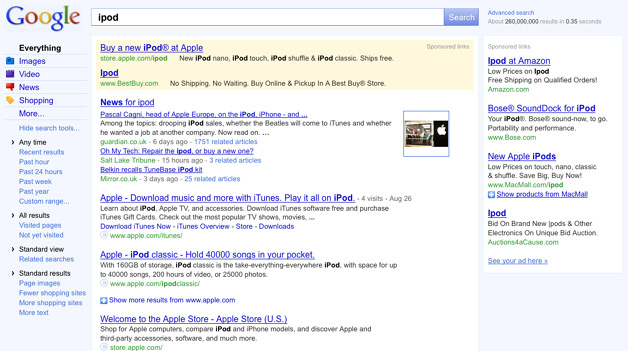 google-blue-results