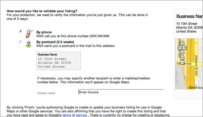 Adding Business on Google Maps