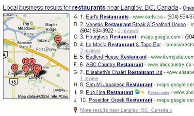 langley bc restaurants