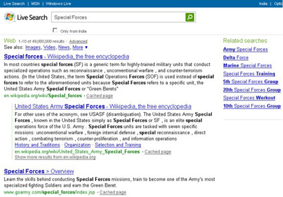 Live Search Now With Enhanced Results for Wikipedia