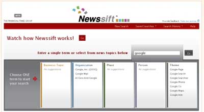  newssift search