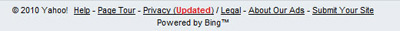 Yahoo! Search Powered by Bing.